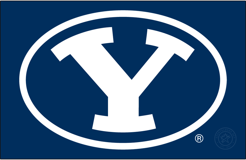 Brigham Young Cougars 2014-Pres Primary Dark Logo diy DTF decal sticker